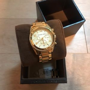 Michael Kors gold watch womens